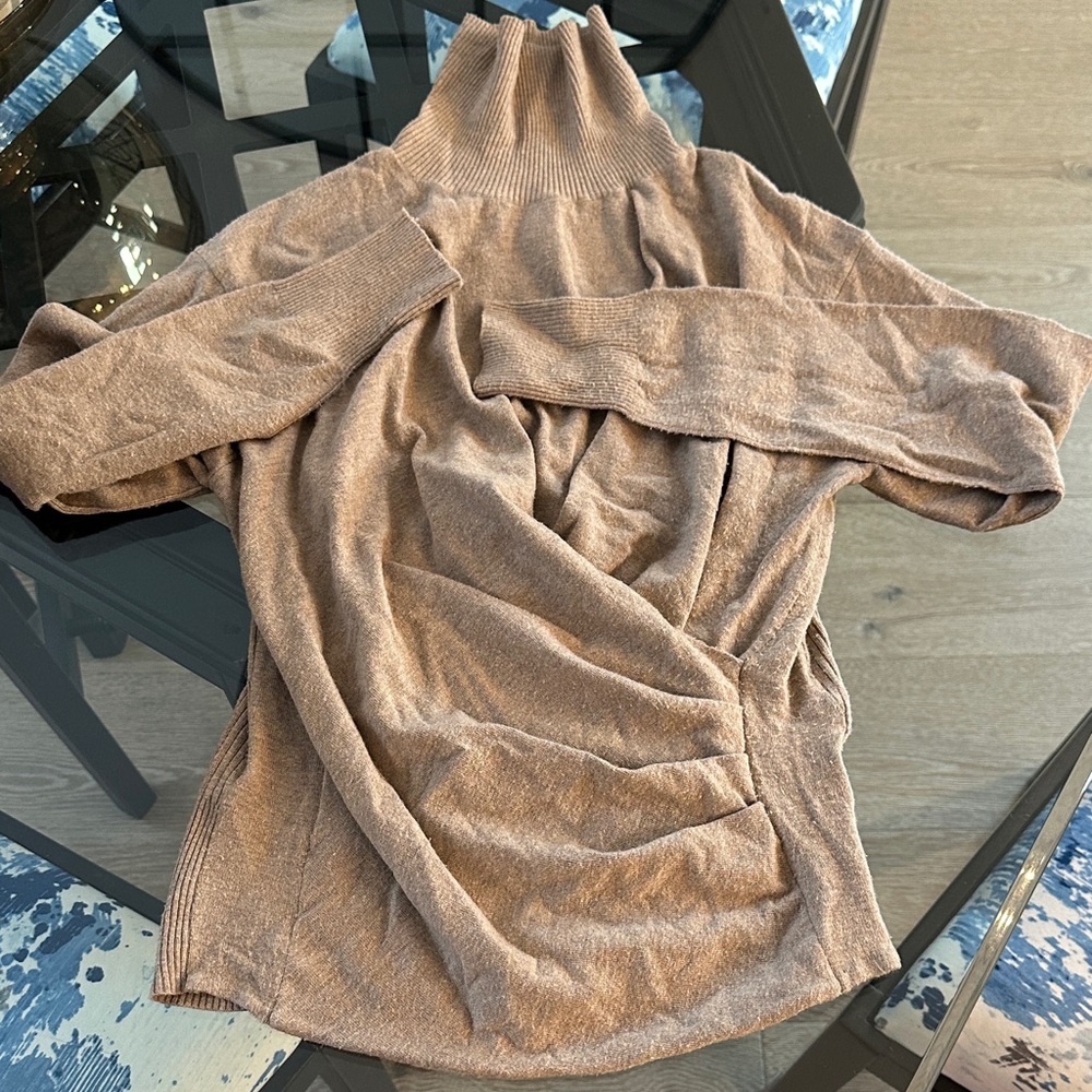 Brochu Walker Taupe Turtleneck Sweater